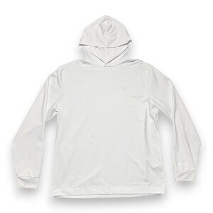 Deolax Men's White Light Hoodie Size Large